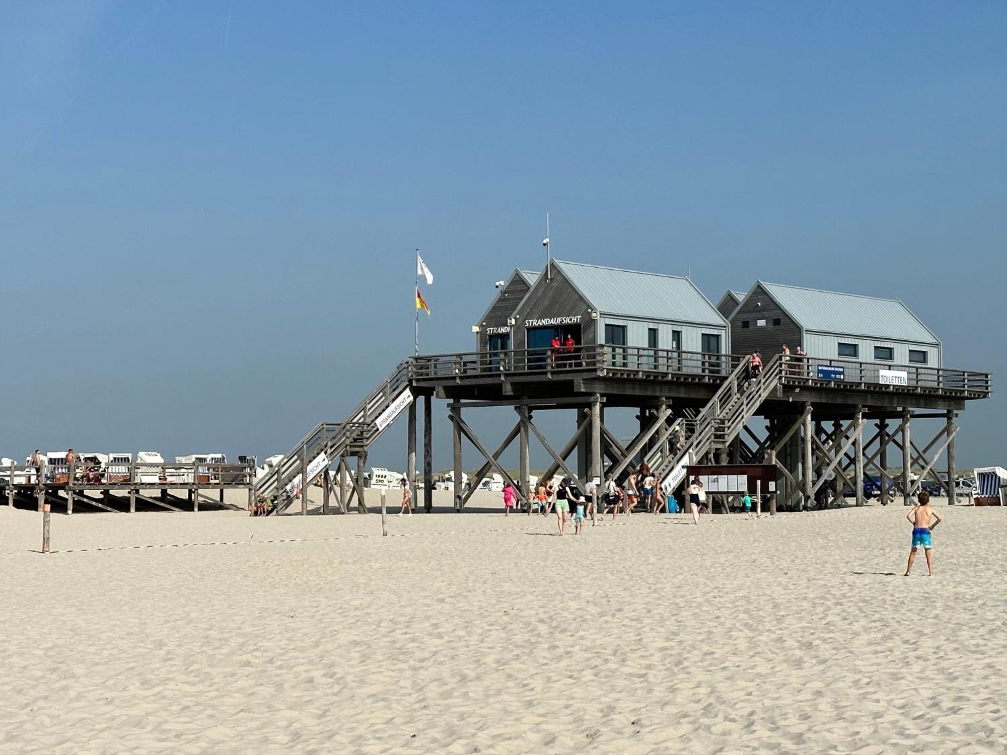 Sky & Sand Spo Nordsee By Nature I Boxspringbett, Terrasse, Zentral, Nah Am Deich ซังคท์ พีเทอร์-ออร์ดิง ภายนอก รูปภาพ